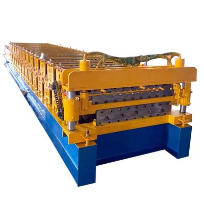 Roof Tile Double Layer Forming Machine Steel Roof Wall House Making Equipment