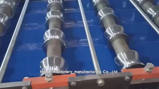 Roof Use and Colored Steel Tile Type glazed roof panel roll forming machine
