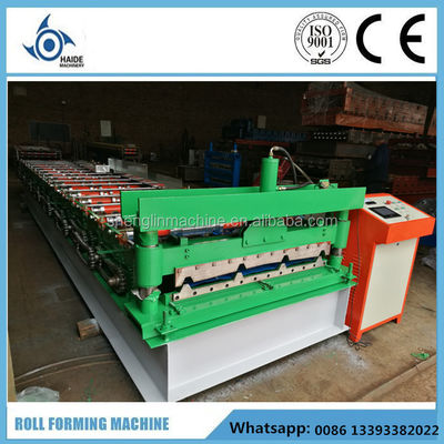 Aluminium Roof Panel Forming Machine Corrugated Profiles Roll Forming Machinery