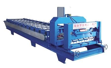 Glazed Metal Roof Double Layer Forming Machine Sheet Cold Rolling Forming Machinery