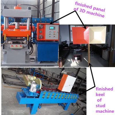 Factory price Exterior wall color 3d metal wall panel tile machine