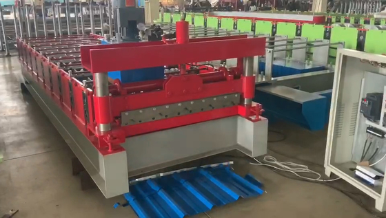 Walsen de Haide Dubbele Laag Machine vormen Golf en IBR-het Blad die van het Metaaldak het Vormen van Machine koud