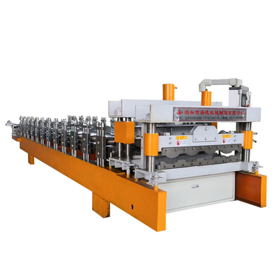 De verglaasde Dubbele Laag die van het Metaaldak Machineblad Koude Rolling het Vormen zich Machines vormen