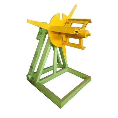 5tons hand de Staalplaatrol Uncoiler van Bladdecoiling Machin